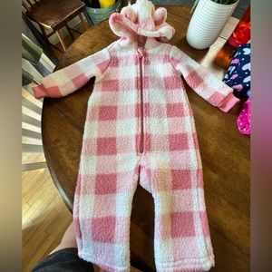 SOLD Toddler Sherpa Zipper Hoodie Jumpsuit